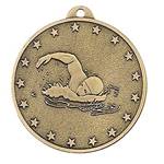 Médaille Bronze Natation Ø 50 Mm