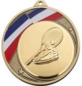 Médaille Personnalisable Tricolore Ø 70 Mm Bronze