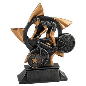 Trophée Résine Cyclisme Vtt - Haut. 14 Cm
