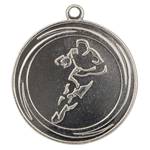 Médaille Rugby Argent Ø 35 Mm