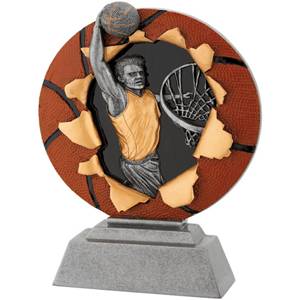Trophée Résine Basket - Haut. 20 Cm