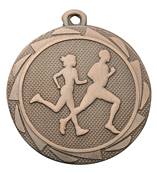Médaille Course A Pied Bronze 45 Mm