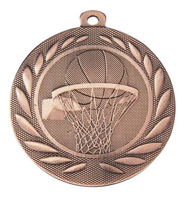 Médaille Basket Bronze 50 Mm