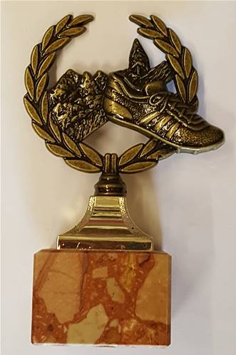 Trophée Métal Cross Forêt - Haut. 15,5 Cm