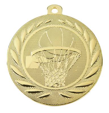 Médaille Basket Or 50 Mm