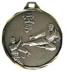 Médaille Laiton Frappée Karaté 32 Mm - Couleur Selon Stock