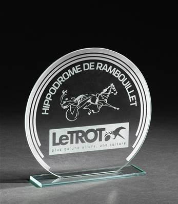 Trophée Verre Et Miroir - Haut. 160 MM