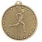 Médaille Course A Pied Bronze 50 Mm