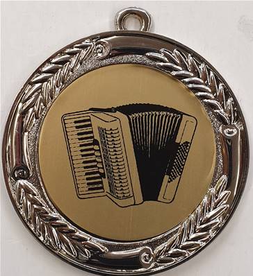 Lot de 10 Médailles accordéon 70 mm fin de série