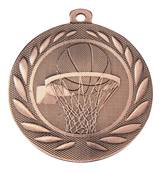 Médaille Basket Bronze 50 Mm
